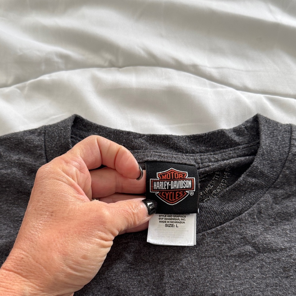 Harley-Davidson Men’s grey 2 pack Graphic T-Shirt - Picture 3 of 7